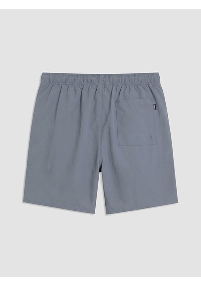 Lcw Swımwear Gri Kısa Boy Baskılı Erkek Deniz Şortu