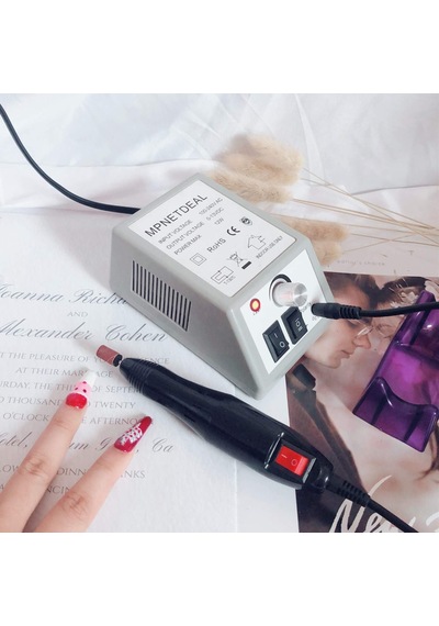 Tırnak Makinesi Efile Elektrikli Tırnak Matkap Tırnak Törpüsü Kiti, Akrilik Tırnaklar İçin, Poli Jel Tırnak Sanatı, Salon Kullanımı Veya Ev Kullanımı İçin Gri Setb