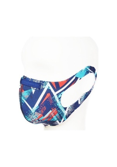 BLACKSPADE Unisex Koruyucu Maske Üçgen Desen L