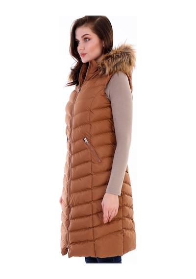 Z6684 Dewberry Bayan Yelek-camel CAMEL