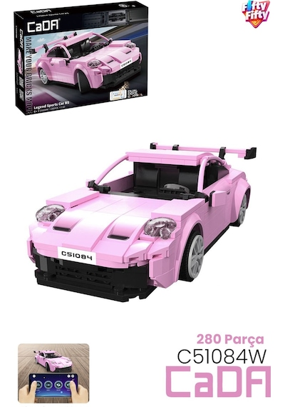 Cada Bluetooth Kontrol Legend Sports Car Rs 280 Parça Oyuncak Yapım Seti Blok Araba -ffcada-c51084w