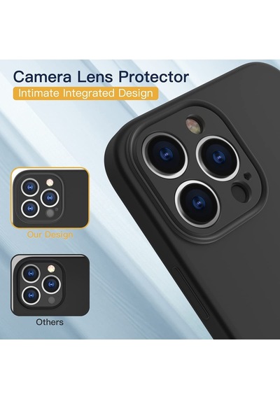 Apple Uyumlu iPhone 13 Pro Max Kilif Lens Korumali Soft Premium Silikon 510522699