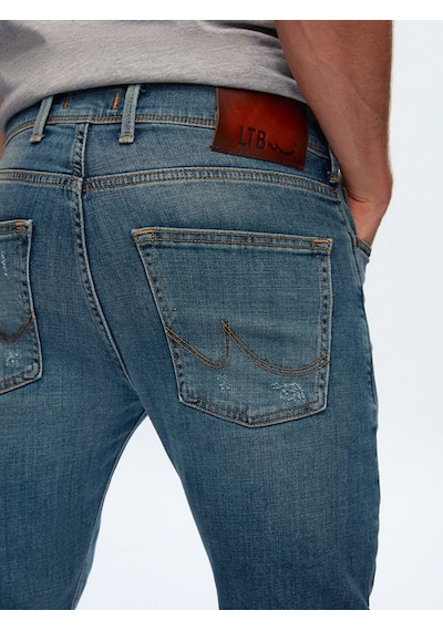 Ltb Dıego X Y Dar Paça Orta Bel Jean Pantolon 010095149016109 4114 Mavi
