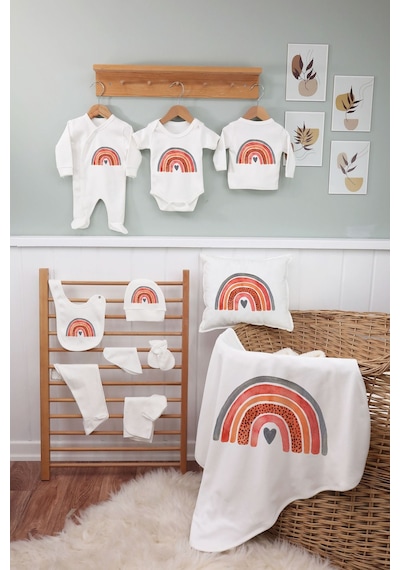 Bebeqon Unisex Bebek 11'li Hastane Çıkışı Bbqn1068 Ekru