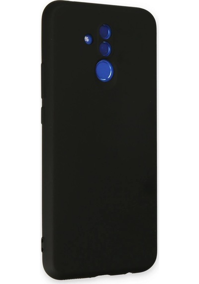 Newface - 848 - Huawei Mate 20 Lite Kılıf Nano İçi Kadife Silikon - Csmo-tex - - Siyah Sıyah