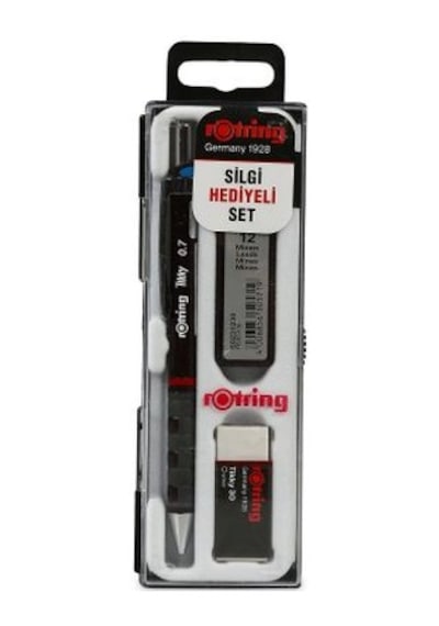 Rotring Tikky Versatil Kalem 0.7 MM  Okul Seti  Bordo