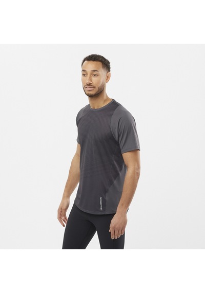 Salomon Sense Aero Erkek T-shirt Lc1872500 Erkek Tişört Gri