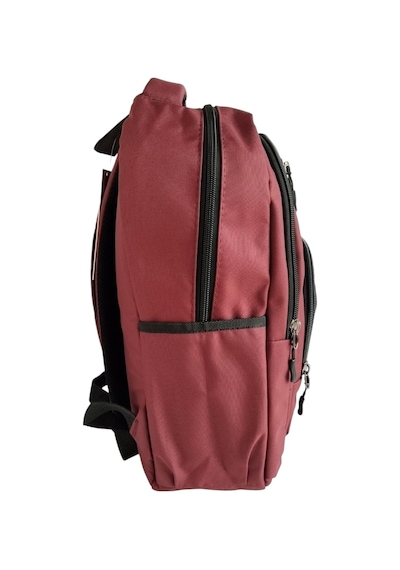 Bear & Deer Fibro Sırt Çantası Bordo Bd-cn0256 Desenli
