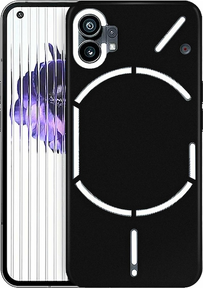 Nothing Phone 1 Elektrocase Serisi Silikon Kılıf - Siyah Al3340