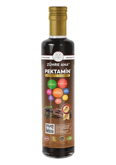 Zühre Ana Pektamin Karadut Keçiboynuzu ve Andız Pekmezi Karışımı 350 ML