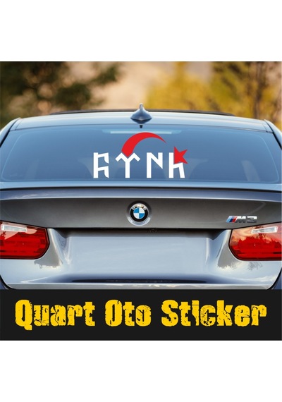 Göktürkçe Türk Oto Sticker Araç Sticker