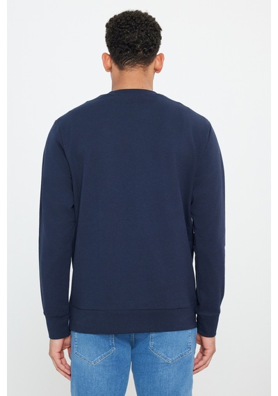 Ac&Co / Altınyıldız Classics Erkek Lacı Standart Fit Normal Kesim 2 İplik Recycle Pamuklu Bisiklet Yaka Sweatshirt Lacı Lacivert Ac&Co / Altınyıldız Classics Erkek Lacı Standart Fit Normal Kesim 2 İplik Recycle Pamuklu Bisiklet Yaka Sweatshirt Lacı Lacivert