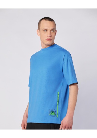Kappa Bento Tshirt Erkek Mavi Regular Tişört