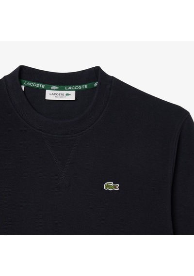 Lacoste Kadın Regular Fit Bisiklet Yaka Sweatshirt Lacivert