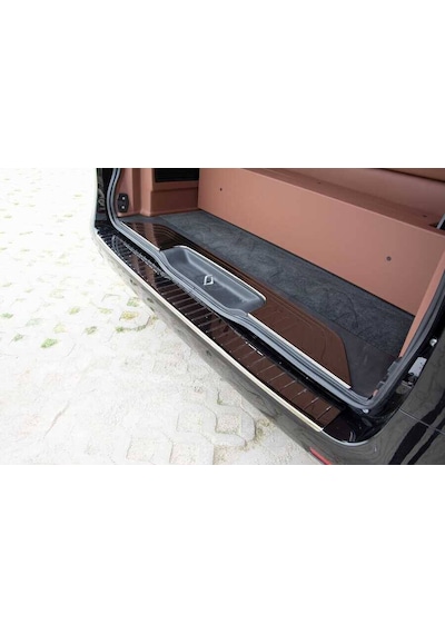 Mercedes Vito-W447 Siyah Krom Arka Tampon Eşiği 2014 ve Sonrası