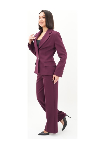 Velnara Moda Mürdüm Modern Klasik Kadın Takım Elbise - Düğme Detaylı Ceket & Boru Paça Pantolon Mürdüm - 942442082 Mürdüm Velnara Moda Mürdüm Modern Klasik Kadın Takım Elbise - Düğme Detaylı Ceket & Boru Paça Pantolon Mürdüm - 942442082 Mürdüm