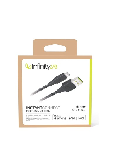 Infinitylab By - Instantconnect Kablo Usb-a Lightning,siyah,1.5m