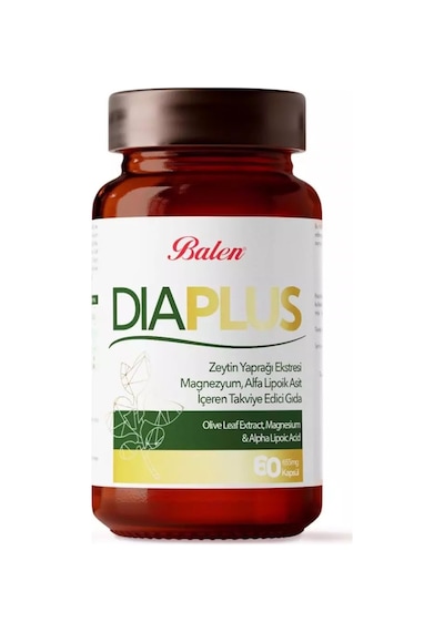 Balen Dia Plus Zeytin Yap.&mag&alfa Lipoik Asit Kapsül 655 Mg 60