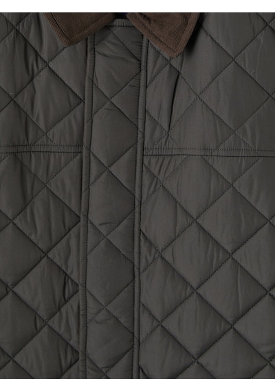 Lcwaıkıkı Classic Haki Regular Fit Kadife Yaka Erkek Şişme Mont