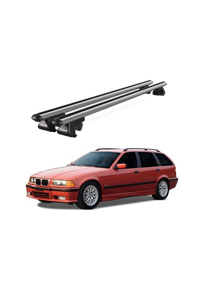 Venüs Bmw 3 Series Touring 1996-1999 Uyumlu Gri Ara Atkı Port Bagaj Tavan Barı