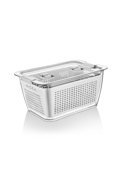 5 Litre Organizer Sebze Meyve Buzdolabı İçi Düzenleyici Beyaz Ma208-b 1 Adet