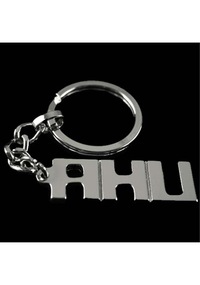 Ahu - 261 - İsimli Anahtarlık - Kmrsfres - Gümüş Rengi