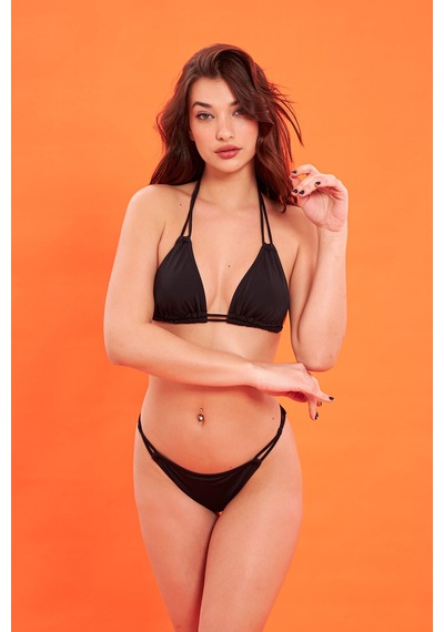 Loya Kadın Siyah Albany Tek Alt Bikini