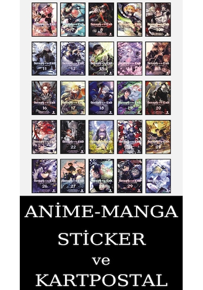 Seraph Of The End 6-30 Eksiksiz Manga Seti 25 Kitap / Anime-manga Sticker Ve Kartpostal