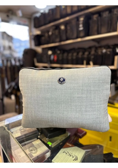 Trg Polo Keten Kumaş Tablet Çantası