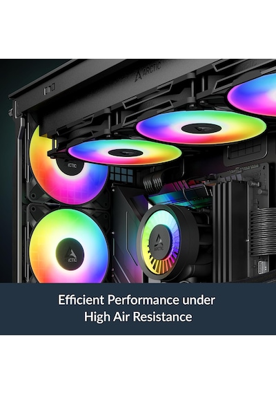 P14 Pro A-rgb Siyah - Güçlü Premium Fan, Y-kablo Bölmeli 140 Mm Pwm Fan, 400-2500 Rpm, 0 Rpm