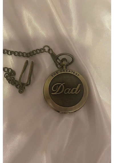 Kapaklı Cep Saati Köstekli Saat Dad