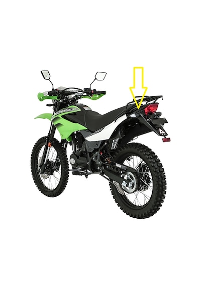 Mondial X-treme Maxx 200i Arka Karenaj Üst Kapak O R J İ N A L