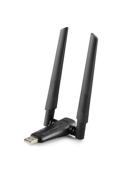 Usb Wıfı Adaptor 2.4ghz&amp 5ghz Aıc8800d Ax1800 Wifi6 Siyah Uax04 Evimdeyokyok