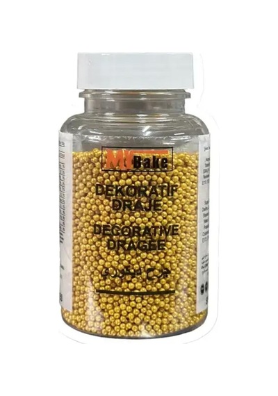 Boncuk Şeker My Bake 200 Gr 2 Mm Gold