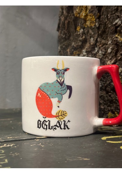 Oğlak Burcu Tasarım Kupa