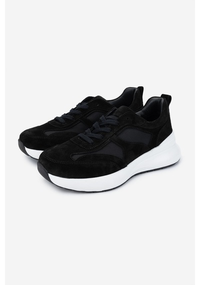 Valmenti Kadın Sneakers & Spor Ayakkabı 1050 05 Bn Ayk Sk24-25 Syh Suet/syh Prst Siyah