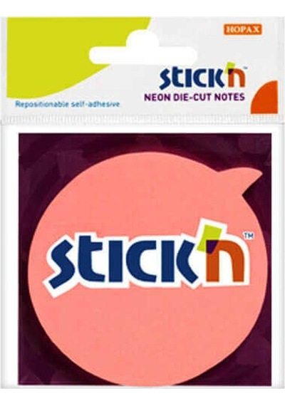 Gıpta Stick'n 70 X 70 Konuşma Balon Neon Açık Pembe 50 Yaprak