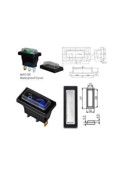 Ic-117b Su Geçirmez Tekli Dar Anahtar Kılıfı