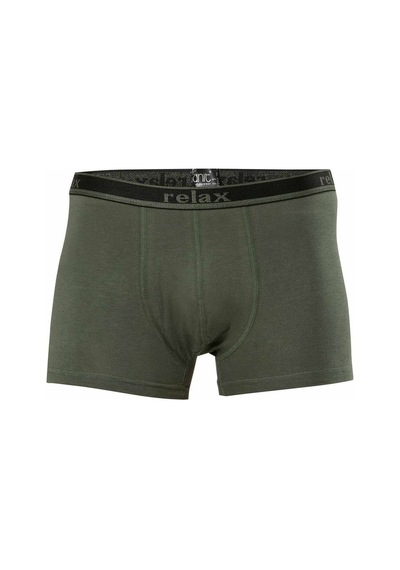 Royaleks Relax Pamuklu Esnek Erkek Boxer Haki - 1268A M