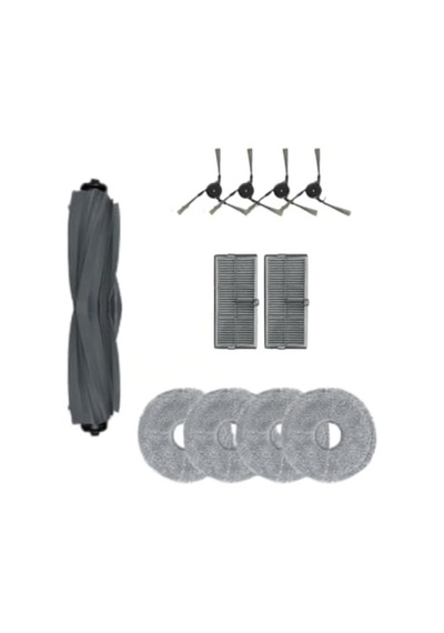 Tr X40 Master-x40 Ultra-l40 Ultra Dreame İle Uyumlu 1 Ana Fırça 4 Yan Fırça 4 Filtre 2 Mop Genel