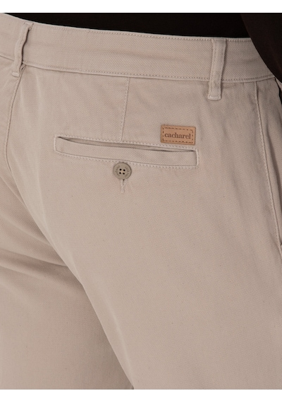 Cacharel Taş Slim Fit Pamuk Karışımlı Armürlü Kanvas Pantolon Gri Cacharel Taş Slim Fit Pamuk Karışımlı Armürlü Kanvas Pantolon Gri