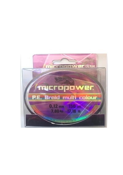 Mıcropower Braıdlıne 150mt 4x M.color Ebr İp Misina 0,14mm