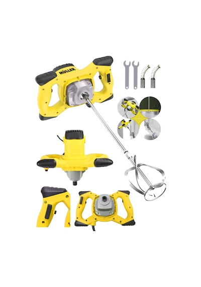 Pro Müller 5200 W Bakir Sargi 6 Kademe Devirli Ayarlı Elektirikli Alçı Boya Ve Harç Karıştırıcı Mikser