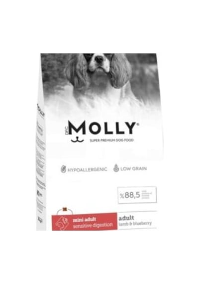 Molly Mini Adult Kuzu Etli Yaban Mersinli Yetişkin Köpek Maması 2 KG
