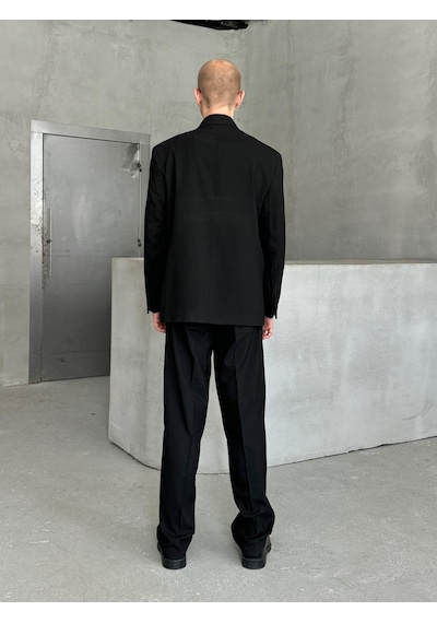 Erkek Oversize Rahat Kalıp Kruvaze Takım Elbise 001