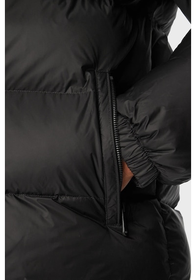 Calvin Klein Logolu Su İtici Kapüşonlu Şişme Mont Lv04rg513gub1 Erkek Mont Lv04rg513g Ub1 Siyah