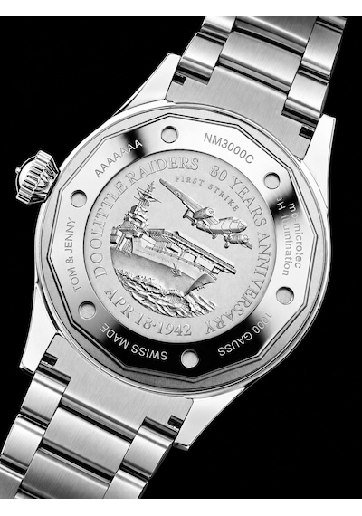 Ball Engineer Master Iı Doolittle Raiders Nm3000c-s1-bkr Otomatik Erkek Kol Saati Gümüş