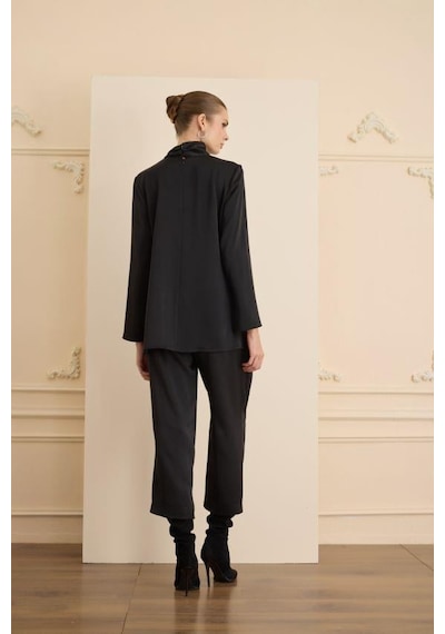Senna Crıstalle Pants Siyah Siyah