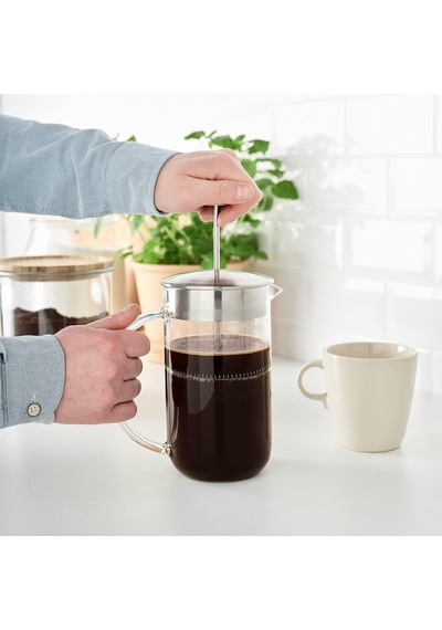 365+ French Press, Paslanmaz Çelik-bambu, 1 Lt Çok Renkli