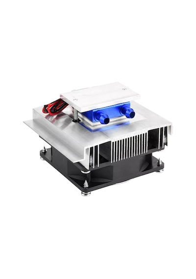 Termo Elektrik Peltier Su Soğutucu Sistem 50w Mini Klima Buzdolabı Buzluk Akvaryum Bilgisayar Araba